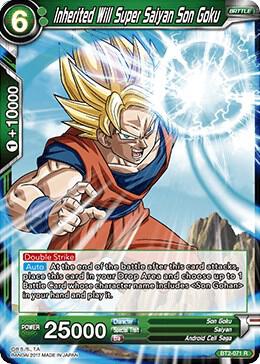 Inherited Will Super Saiyan Son Goku BT2-071 card from Union Force