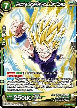 Piercing Super Saiyan 2 Son Gohan BT2-073 card from Union Force