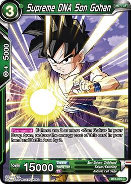 Supreme DNA Son Gohan BT2-075 card from Union Force