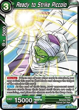 Ready to Strike Piccolo BT2-080 card from Union Force