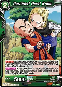 Destined Deed Krillin BT2-081 card from Union Force