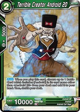 Terrible Creator Android 20 BT2-093 card from Union Force