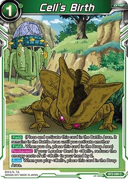 Cell's Birth BT2-099 card from Union Force