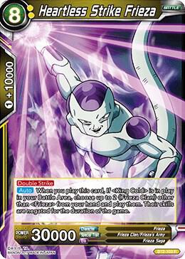 Heartless Strike Frieza BT2-103 card from Union Force