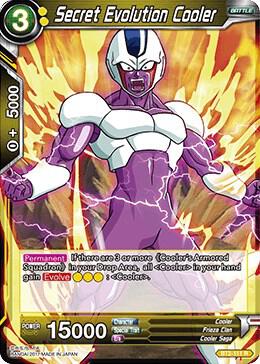 Secret Evolution Cooler BT2-111 card from Union Force