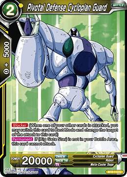 Pivotal Defense Cyclopian Guard BT2-113 card from Union Force