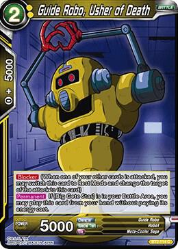 Guide Robo, Usher of Death BT2-114 card from Union Force