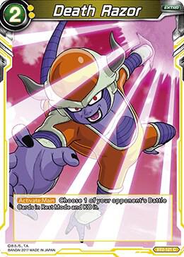 Death Razor BT2-121 card from Union Force