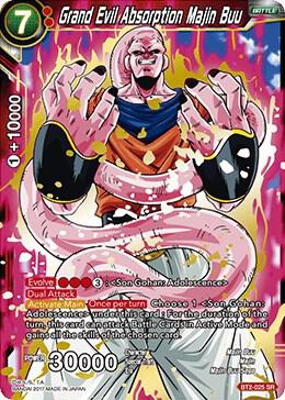 Grand Evil Absorption Majin Buu BT2-025 card from Union Force