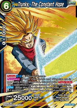 Trunks, The Constant Hope BT2-042 card from Union Force