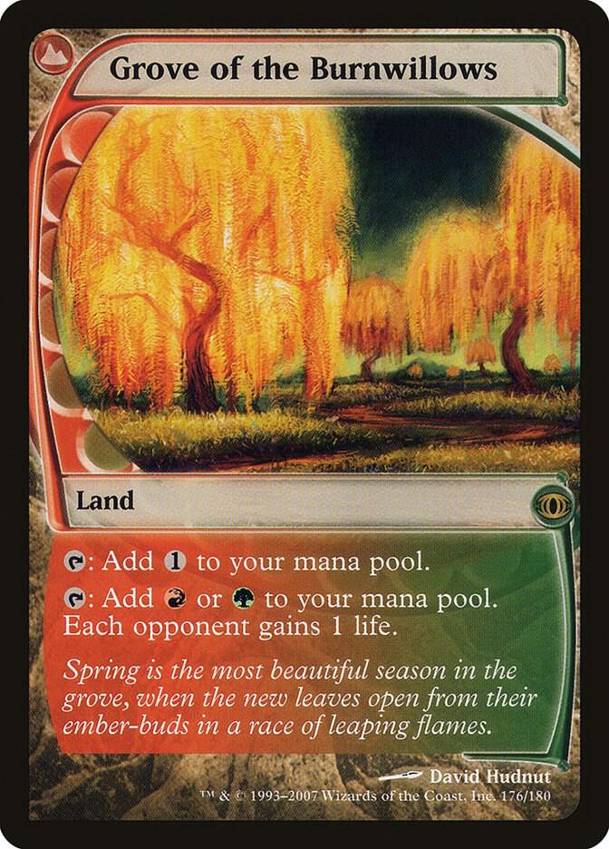 Grove of the Burnwillows 176 card from Future Sight