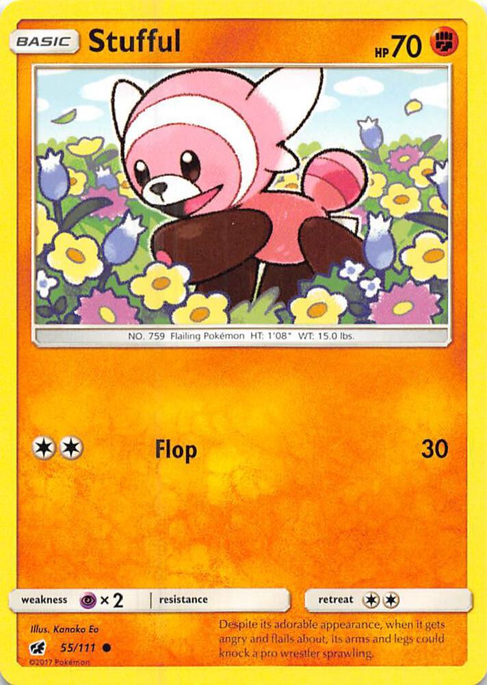 Stufful 55/111 card from SM - Crimson Invasion