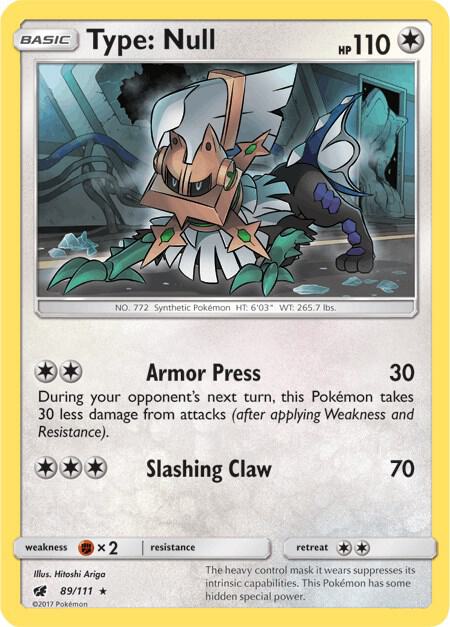 Type: Null 89/111 card from SM - Crimson Invasion