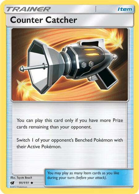Counter Catcher 91/111 card from SM - Crimson Invasion