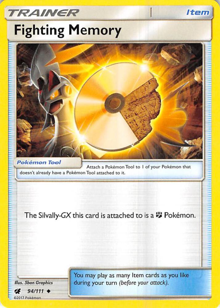 Fighting Memory 94/111 card from SM - Crimson Invasion