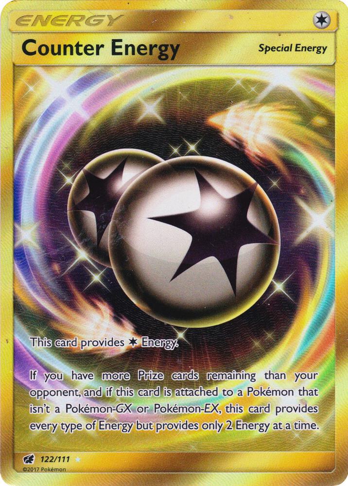 Counter Energy (Secret) 122/111 card from SM - Crimson Invasion
