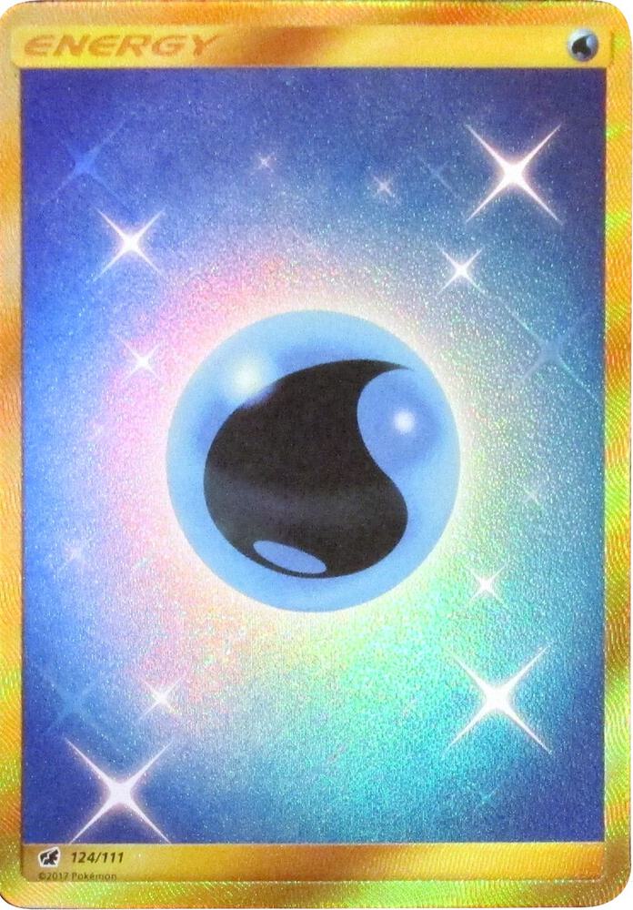 Water Energy (Secret) 124/111 card from SM - Crimson Invasion