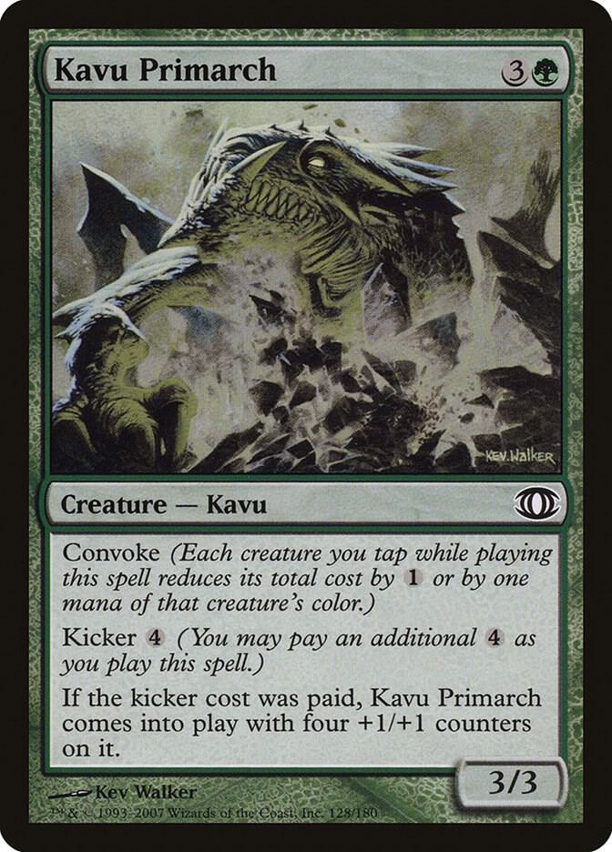 Kavu Primarch 128 card from Future Sight