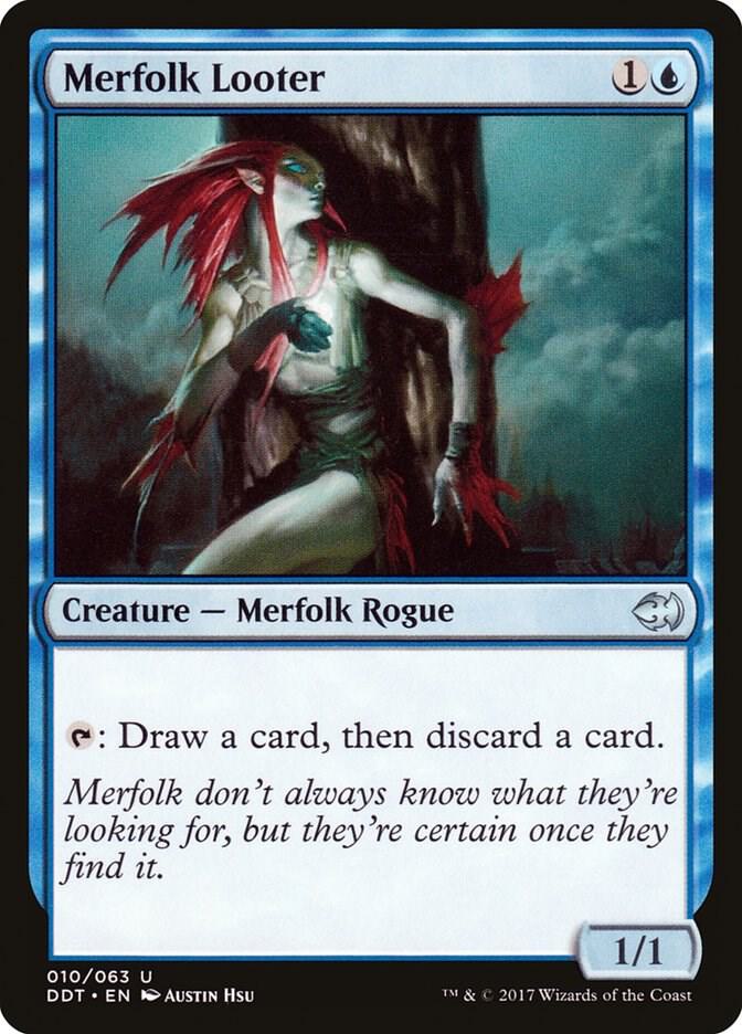 Merfolk Looter 10 card from Duel Decks: Merfolk vs. Goblins