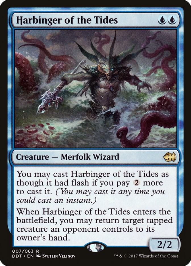 Harbinger of the Tides 7 card from Duel Decks: Merfolk vs. Goblins