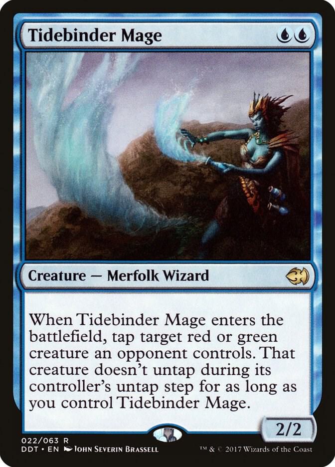 Tidebinder Mage 22 card from Duel Decks: Merfolk vs. Goblins