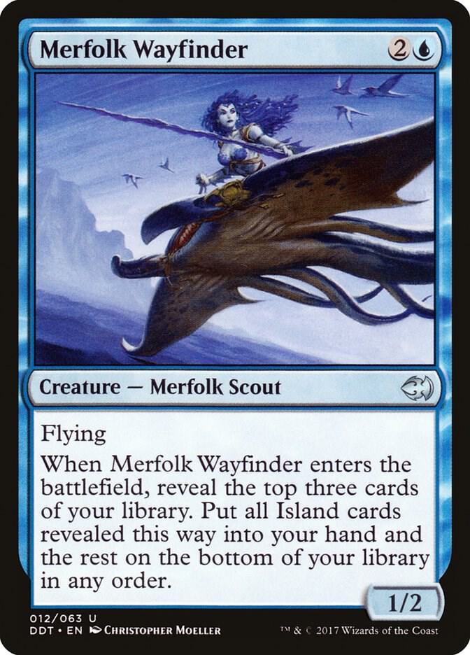 Merfolk Wayfinder 12 card from Duel Decks: Merfolk vs. Goblins