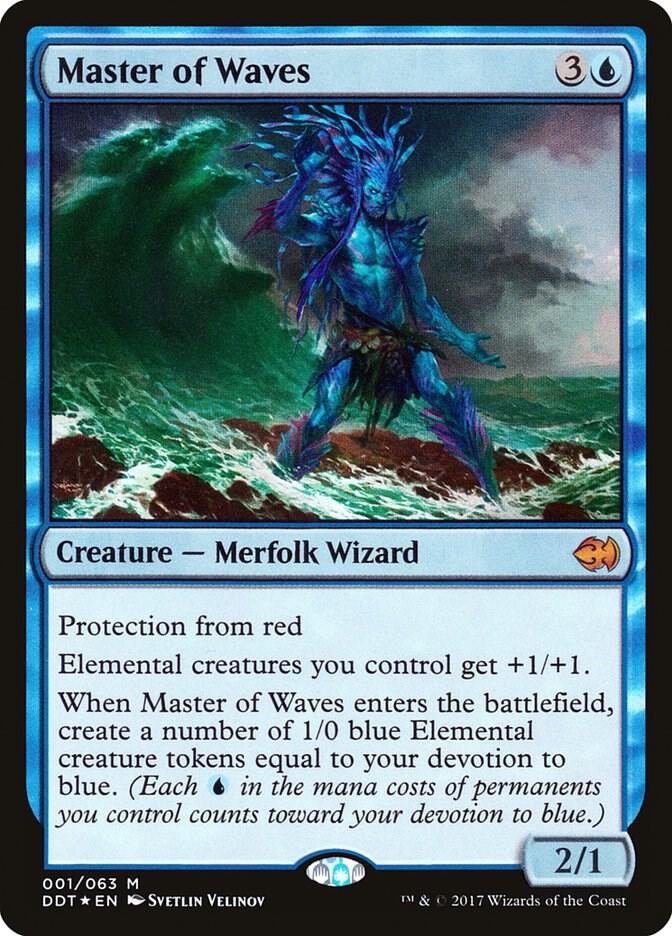 Master of Waves 1 card from Duel Decks: Merfolk vs. Goblins