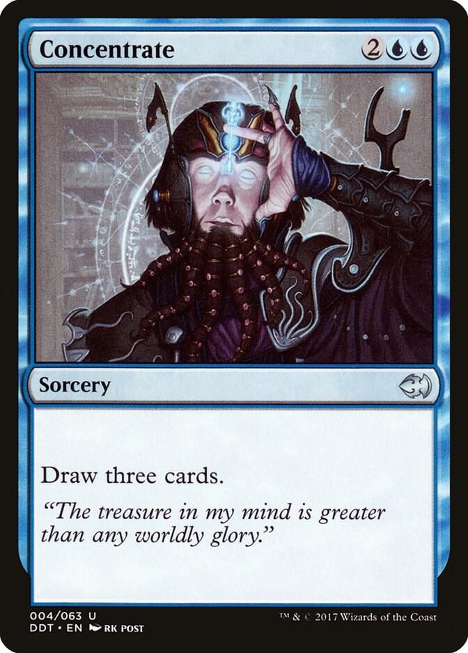 Concentrate 4 card from Duel Decks: Merfolk vs. Goblins