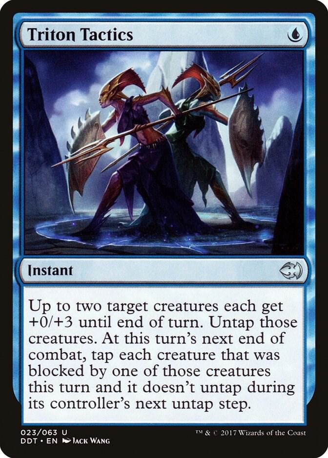 Triton Tactics 23 card from Duel Decks: Merfolk vs. Goblins