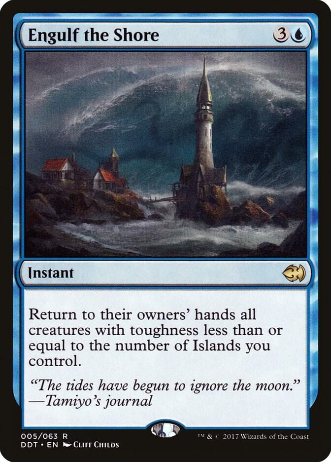 Engulf the Shore 5 card from Duel Decks: Merfolk vs. Goblins