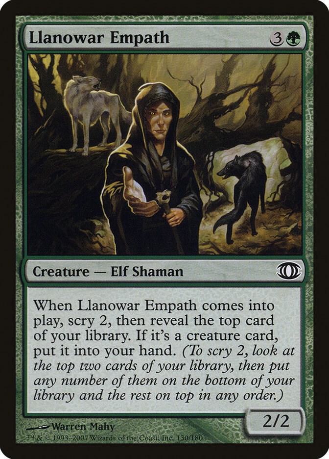 Llanowar Empath 130 card from Future Sight