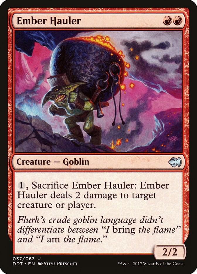 Ember Hauler 37 card from Duel Decks: Merfolk vs. Goblins