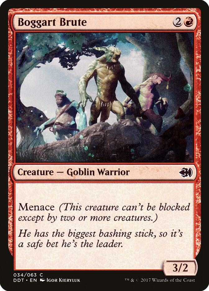 Boggart Brute 34 card from Duel Decks: Merfolk vs. Goblins