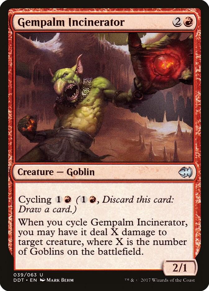 Gempalm Incinerator 39 card from Duel Decks: Merfolk vs. Goblins