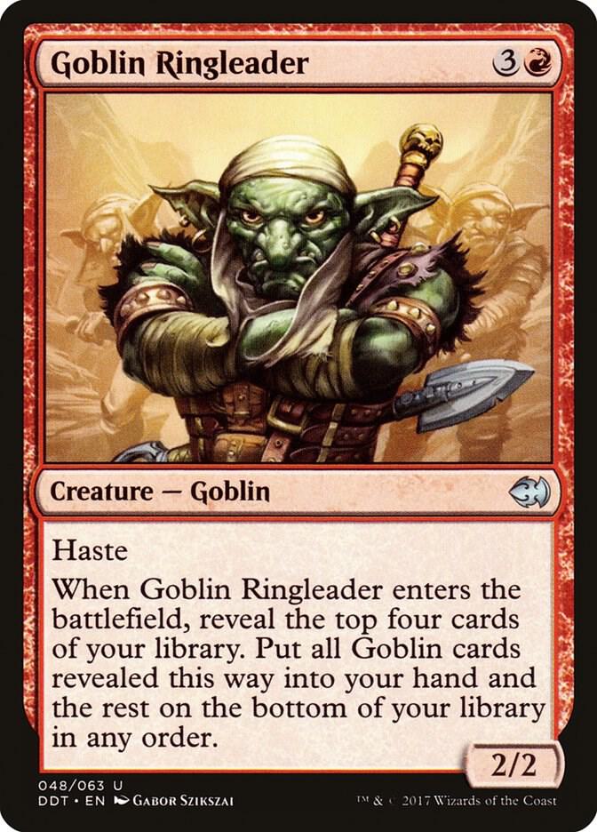 Goblin Ringleader 48 card from Duel Decks: Merfolk vs. Goblins