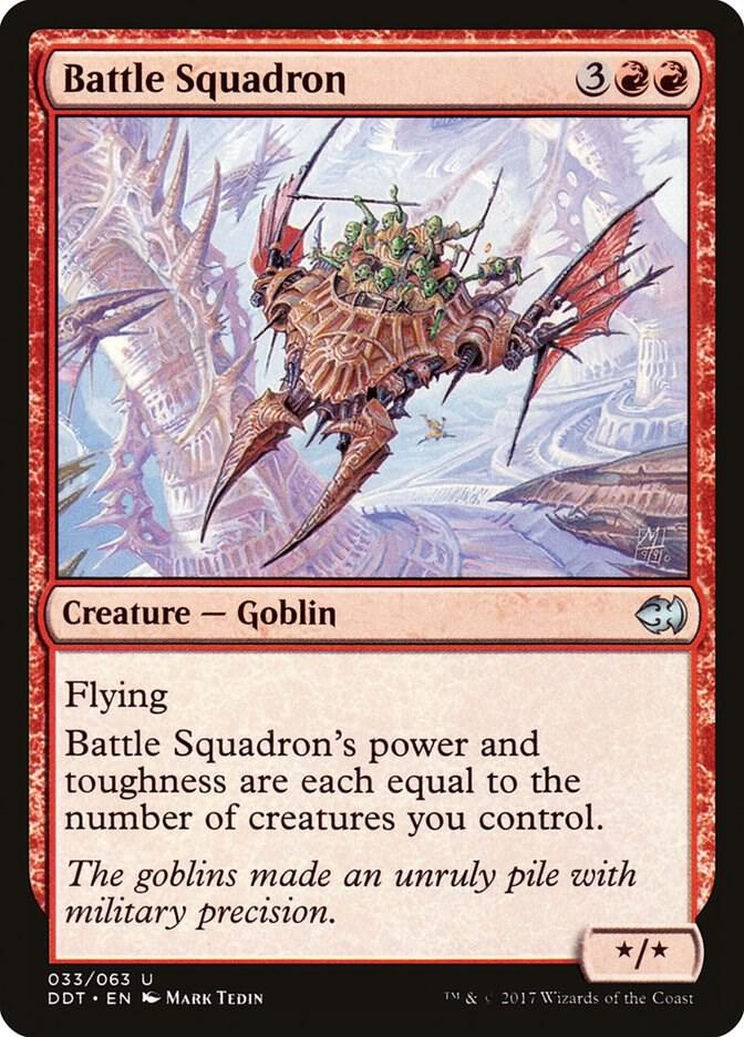 Battle Squadron 33 card from Duel Decks: Merfolk vs. Goblins