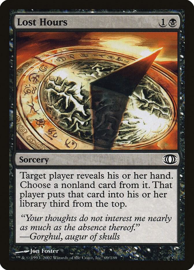 Lost Hours 69 card from Future Sight