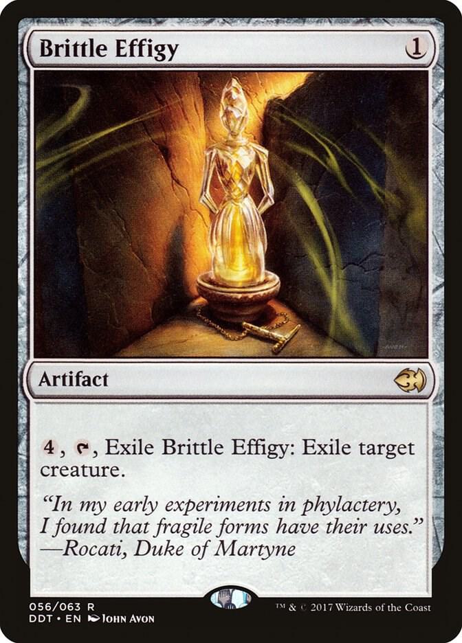 Brittle Effigy 56 card from Duel Decks: Merfolk vs. Goblins