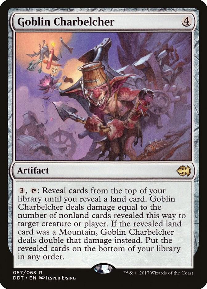 Goblin Charbelcher 57 card from Duel Decks: Merfolk vs. Goblins