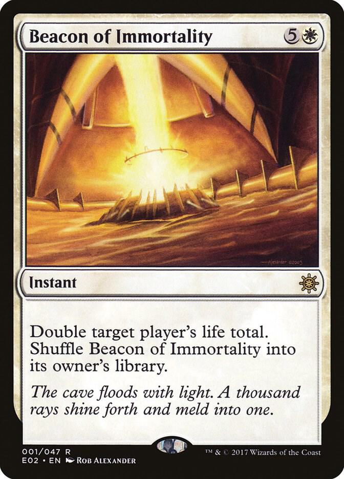 Beacon of Immortality 1 card from Explorers of Ixalan