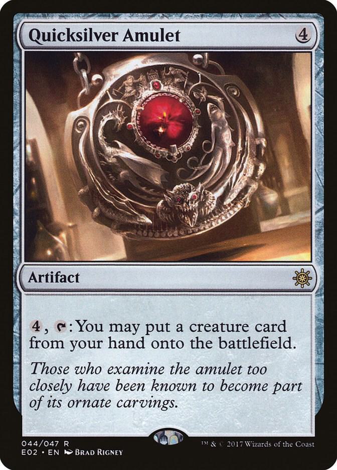 Quicksilver Amulet 44 card from Explorers of Ixalan