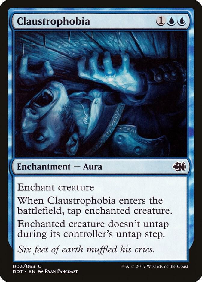 Claustrophobia 3 card from Duel Decks: Merfolk vs. Goblins
