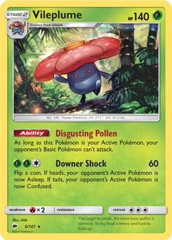 Vileplume - 6/147 (Prerelease Kit Exclusive) 006/147 card from Deck Exclusives