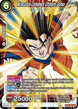 Miraculous Comeback Ultimate Gohan BT2-006 card from Union Force