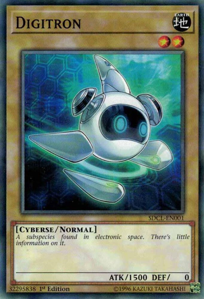 Digitron SDCL-EN001 card from Structure Deck: Cyberse Link