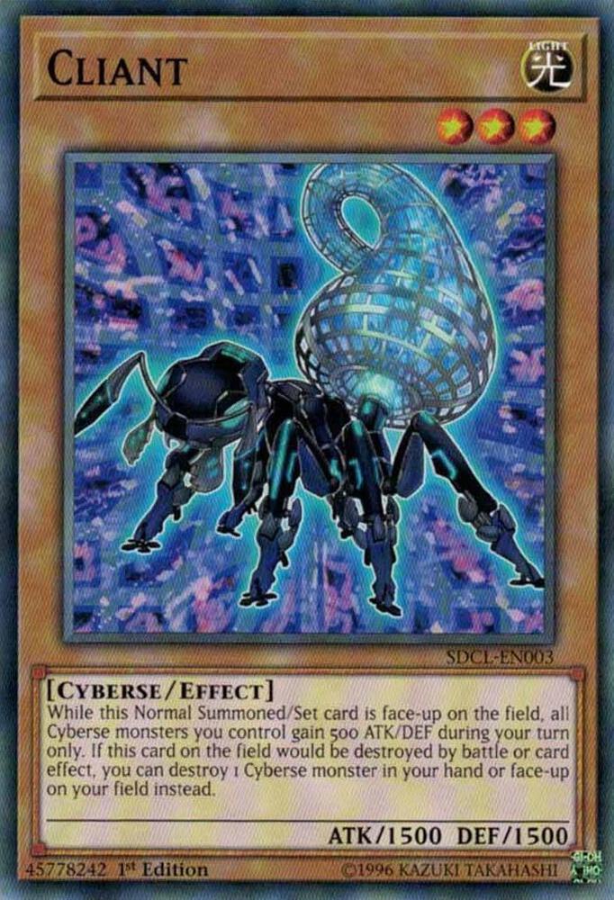 Cliant SDCL-EN003 card from Structure Deck: Cyberse Link