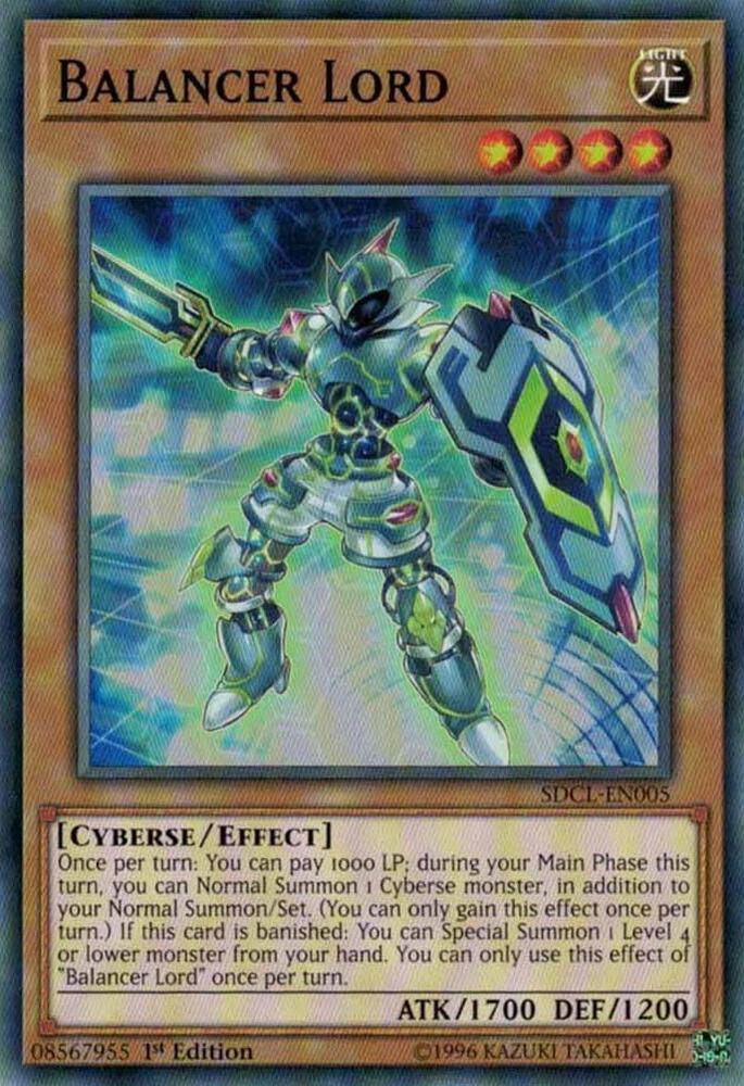 Balancer Lord SDCL-EN005 card from Structure Deck: Cyberse Link