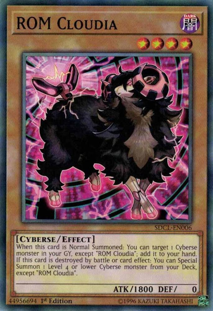 ROM Cloudia SDCL-EN006 card from Structure Deck: Cyberse Link
