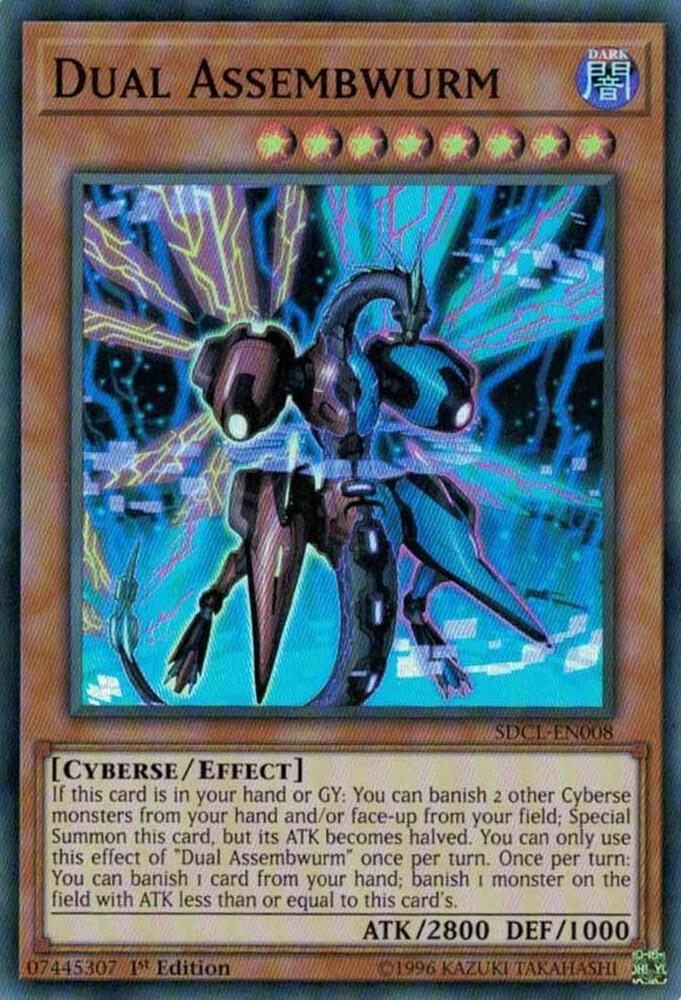 Dual Assembwurm SDCL-EN008 card from Structure Deck: Cyberse Link
