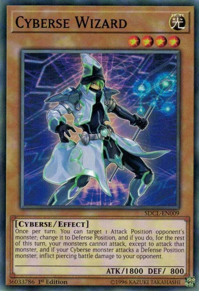 Cyberse Wizard SDCL-EN009 card from Structure Deck: Cyberse Link